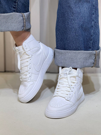 کتونی ساقدار زنانه ایر نایک جردن وان NIKE jordan 1 کد 912