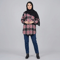شکت زنانه چهارخونه پاییزی