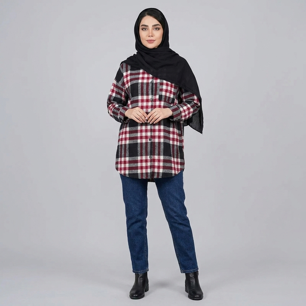 شکت زنانه چهارخونه پاییزی
