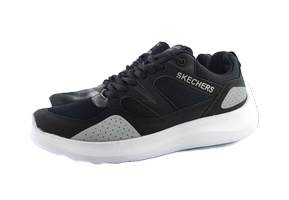 کفش اسپرت و روزمره مردانه برند اسکچرز Skechers مدل کوانتوم مشکی کد 248