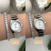 خرید ساعت امگا کانسیلیشن رومی زنانه سیلور 
