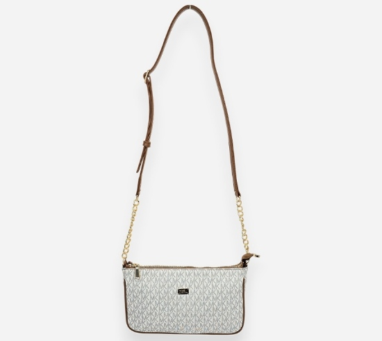 خرید  کیف دخترانه دوشی  مایکل کورس چرم سفید Michael Kors 