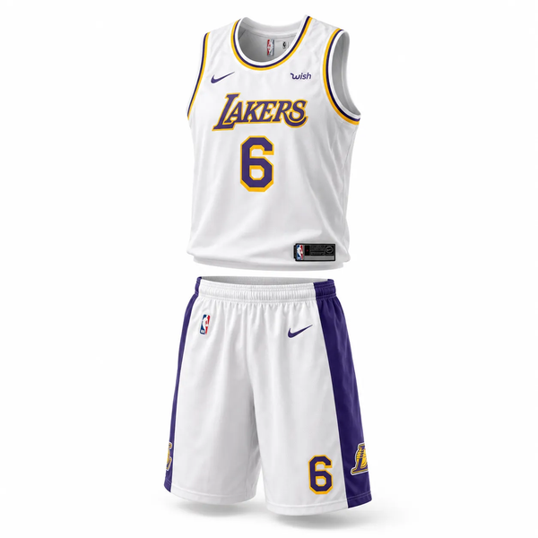 خرید  ست بستکبالی سفید LAKERS 