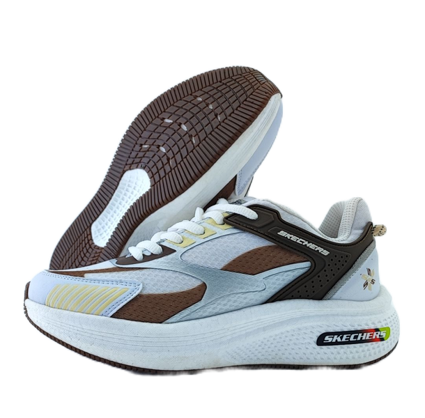 کفش اسپرت و روزمره مردانه برند اسکچرز Skechers مدل مانستر مشکی سفید قهوهای کد 382