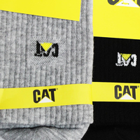 جوراب مردانه طوسی ساقدار CAT