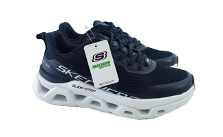 کفش اسپرت و رانینگ مردانه تمام وارداتی برند اسکچرز Skechers مدل guide step مشکی
