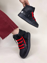 خرید کتونی ساقدار زنانه نایکی جردن وان نیو بلک 1 NIKE AIR JORDAN