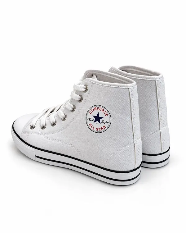 کفش کتونی ال استار ساق دار مدل کلاسیک سفید | کانورس All Star