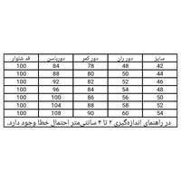 شلوار جین راسته زنانه کد 402