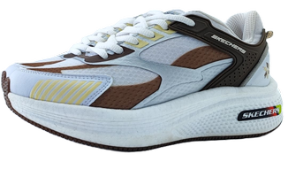 کفش اسپرت و روزمره مردانه برند اسکچرز Skechers مدل مانستر مشکی سفید قهوهای کد 382