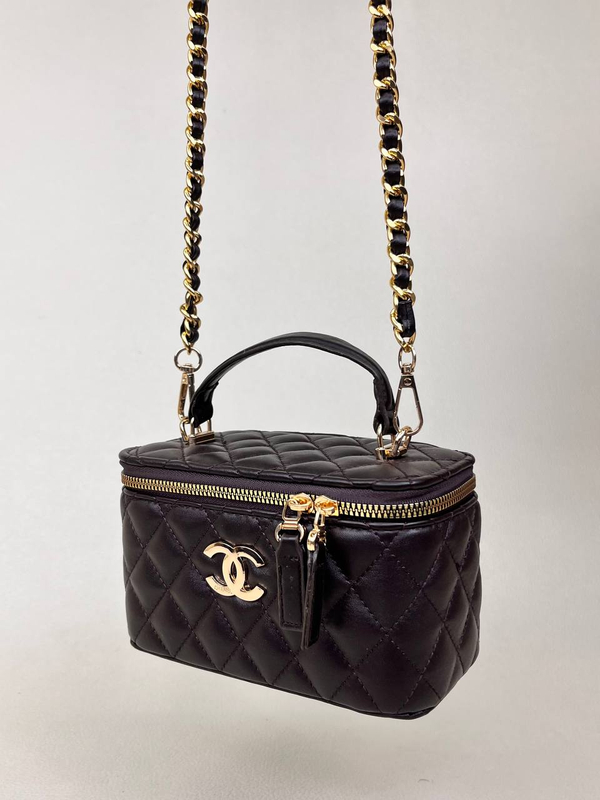 کیف زنانه باکسی دوختی آینه دار شنل  CHANEL کد 1670