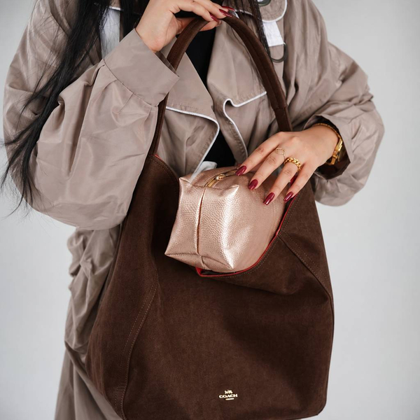 کیف دوشی دخترانه برند کوچ مدل تکبند Coach Single Strap شیک
