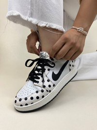 خرید  کتانی ونی خالدار  ایر فورس نایک کوتاه  NIKE limitted edation 