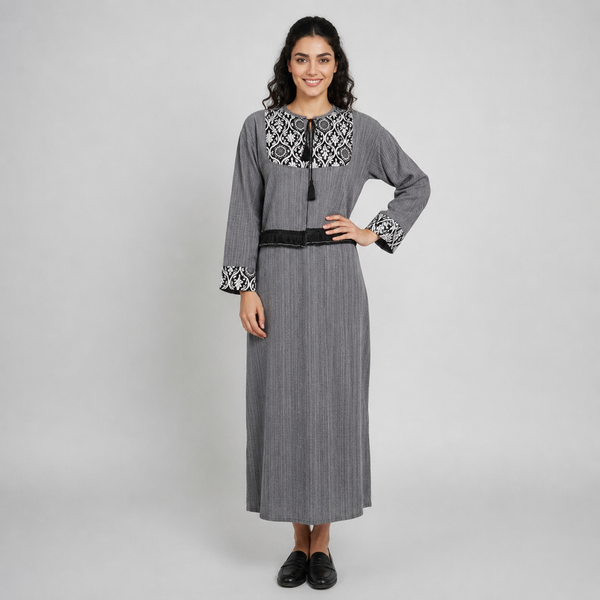 مانتو زنانه کت و سارافون ترمه