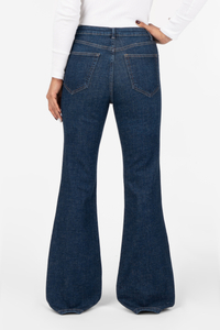 شلوار جین زنانه بوتکات فلکس(کشی) آبی تیره رویال جین Royal Jeans