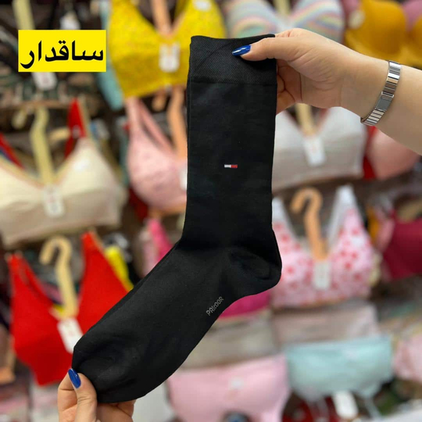 خرید جین ۶ عددی جوراب مردانه مشکی اعلا 