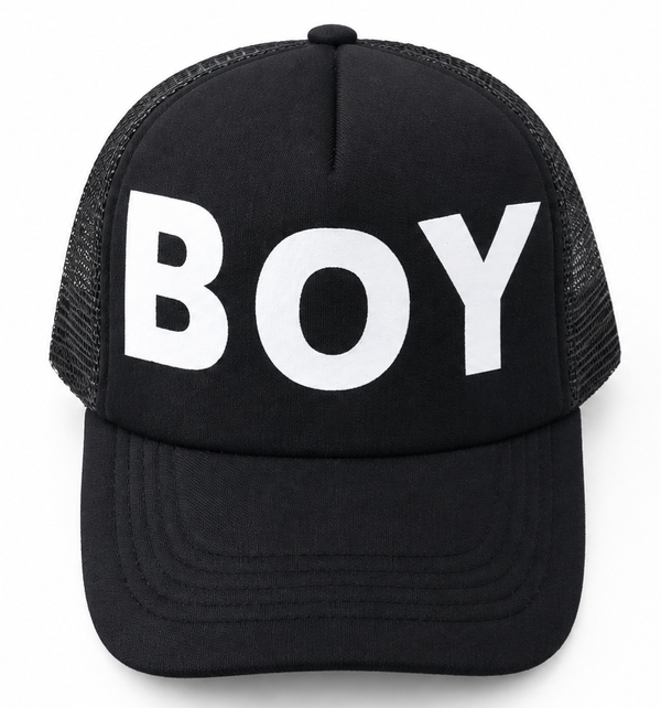 خرید کلاه کپ مردانه مدل boy مشکی 