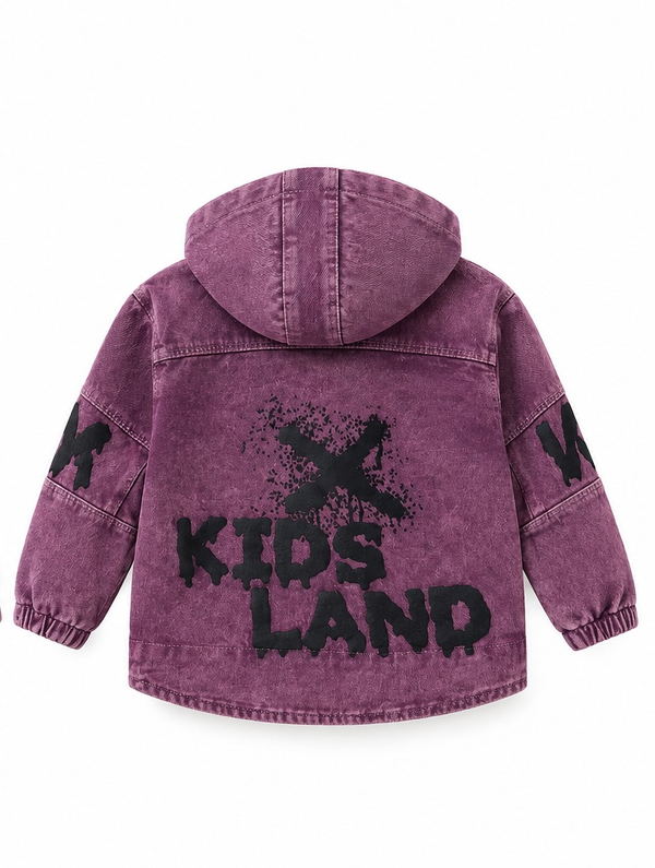 ست لباس بچگانه کت و تیشرت مدل kids land