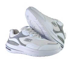 کفش اسپرت و روزمره مردانه برند اسکچرز Skechers مدل مکس سفید کد 168