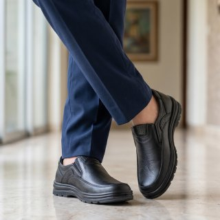 کفش چرم مردانه مدل مارشال کشی