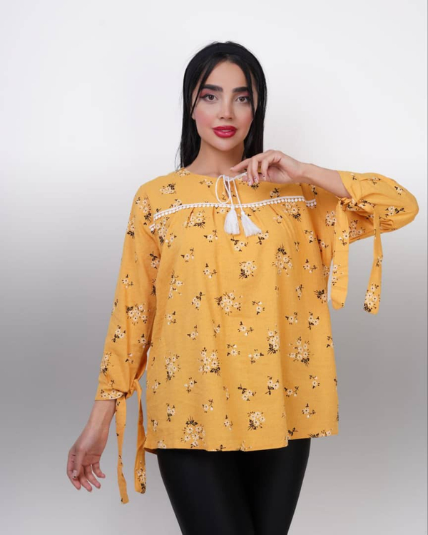 تونیک زنانه گلدار میخک کد 272