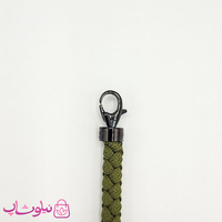 دستبند امگا کنفی مردانه سبز قفل مشکی کیفیت مستر کد 1100