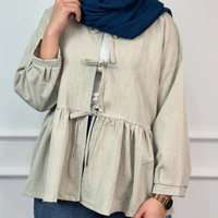 شومیز زنانه عروسکی چین دار آویسا