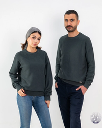 خرید  پلیور بافت سبز تیره یونیسکس Jack & Jones 