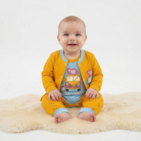 خرید ست سه تیکه نوزادی پسرانه طرح baby vintage