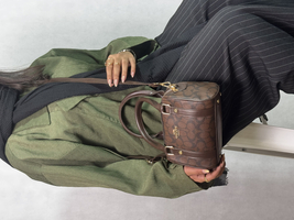 کیف صندوقی دخترانه کوچ قهوه ای coach