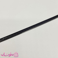 پابند زنانه مدل هرینگبون مشکی استیل 4 میل کد 891