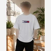 خرید  تیشرت زنانه باکسی جنس نخ پنبه اسپرت 