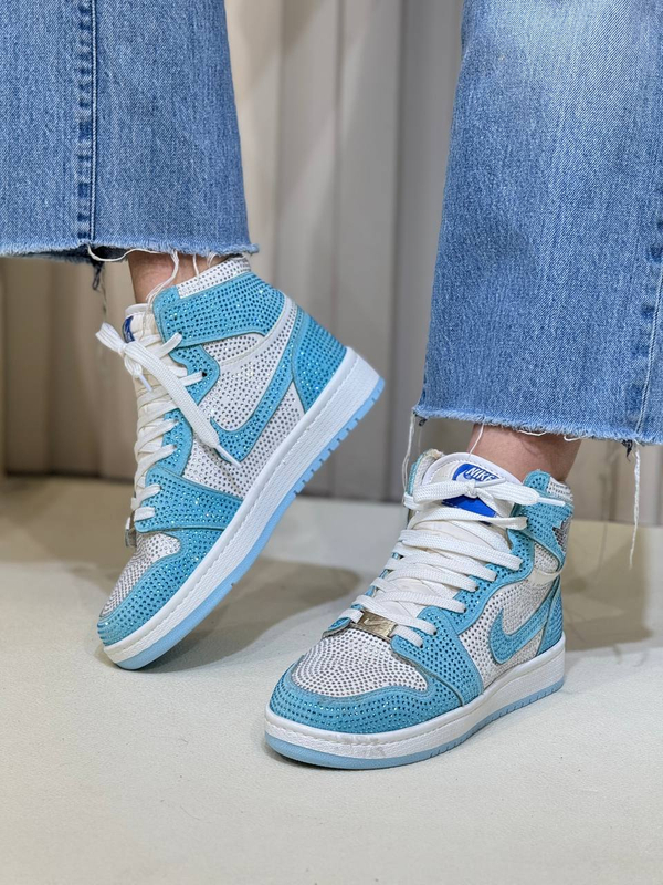 کتونی ونس ساقدار زنانه نایکی جردن 1 فول نگین nike jordan 1 کد 1264