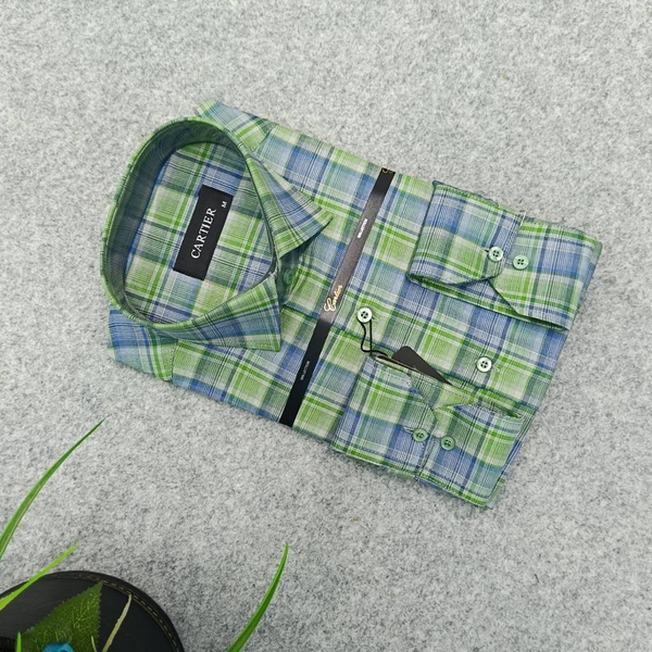 خرید  پیراهن طرحدار استین بلند مردانه _ قواره کلاسیک _استایل رسمی AA3 