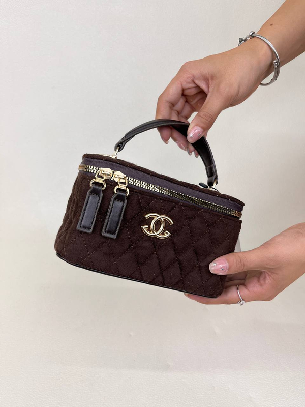 کیف زنانه باکسی دوختی آینه دار شنل  CHANEL کد 1670