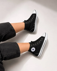 کفش کانورس All Star Chuck Taylor ساقدار مشکی