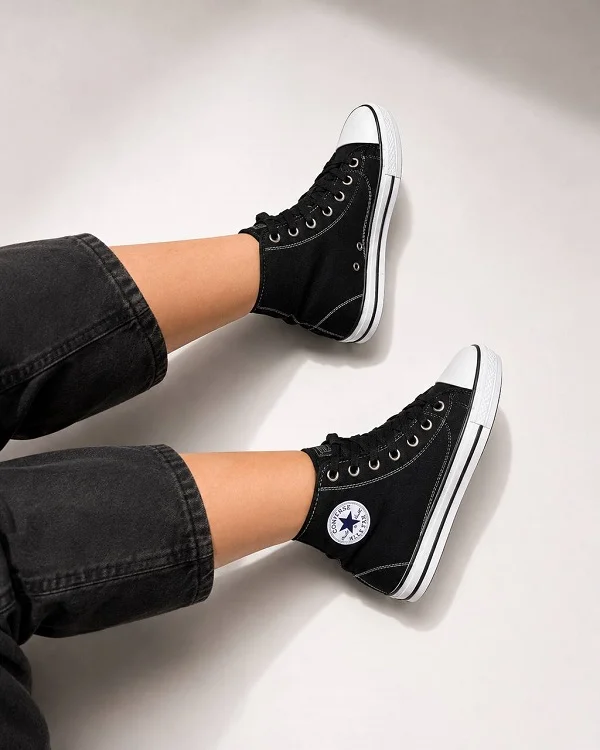 کفش کانورس All Star Chuck Taylor ساقدار مشکی