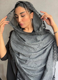 شال کنفی ایتالیایی دور دانتل