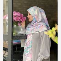 خرید روسری نخی قواره 140 دور دوخت طرح بهار 