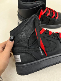 کتونی ساقدار زنانه نایکی جردن وان نیو بلک 1 NIKE AIR JORDAN کد 912 دختر طهرونی