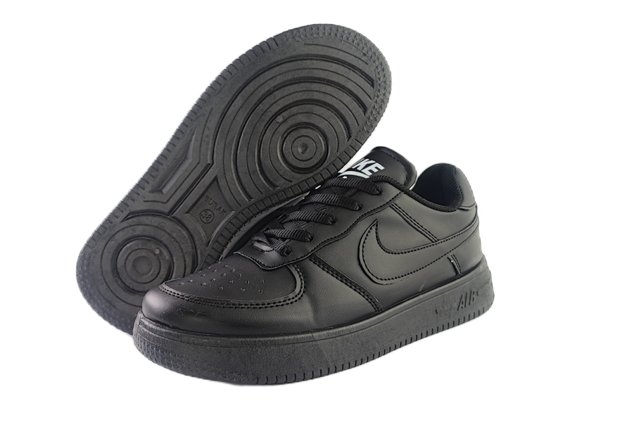 کفش اسپرت زنانه و‌پسرانه برند نایکی مدل ایرفورس nike airforce مشکی کد 70