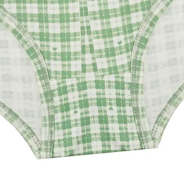شورت زنانه اسلیپ نخی چهارخونه طرح خرس خرگوش و گوزن سایز 2XL ساحل
