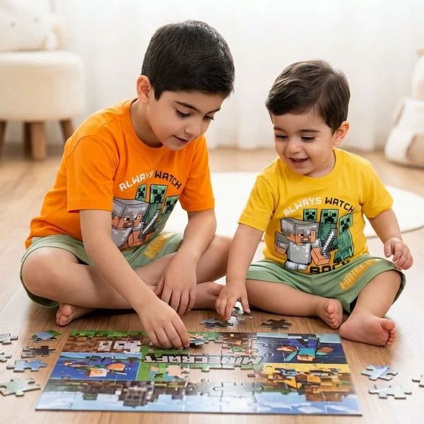 تیشرت شلوارک پسرانه ماینکرافت