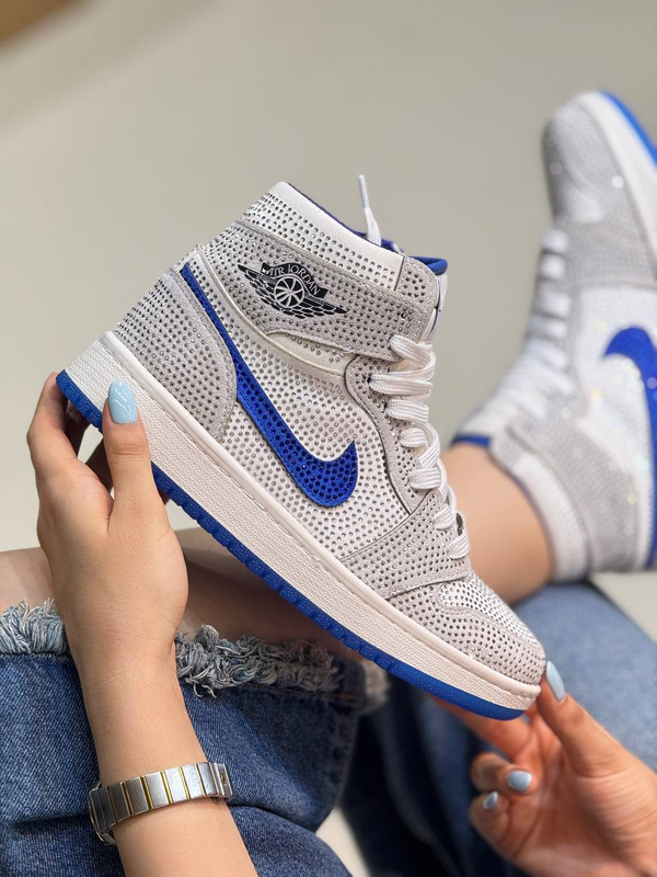 کتونی ونس ساقدار زنانه نایکی جردن 1 فول نگین nike jordan 1 کد 1264