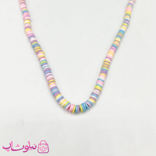 خرید  گردنبند زنانه فیمو با طرح هفت رنگ 