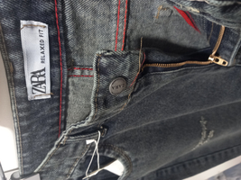 شلوار جین  نیم بگ زنانه  ZARA |   کد  BSA-002 | رنگ طوسی  تینت  فسفری