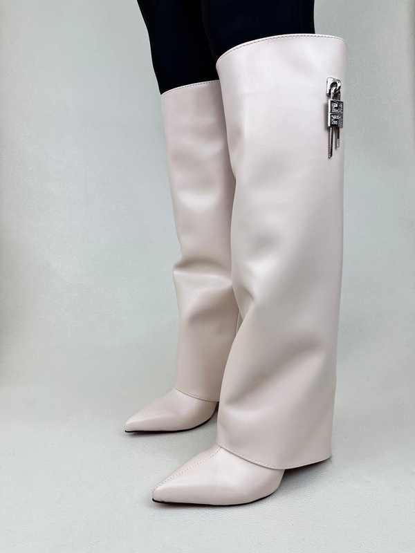 بوت زنانه پاشنه دار دامنی ژیوانشی GIVENCHY کد 1696 دختر طهرونی کد 675