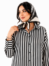 شومیز زنانه نخ کتان نگین دار وارداتی