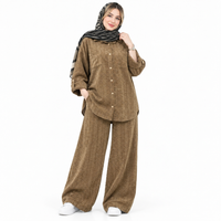 ست مانتو و شلوار زنانه مخمل پاییزی