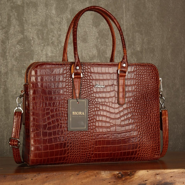 کیف اداری زنانه بیورا مدل کروکدیلی کد KDZ02